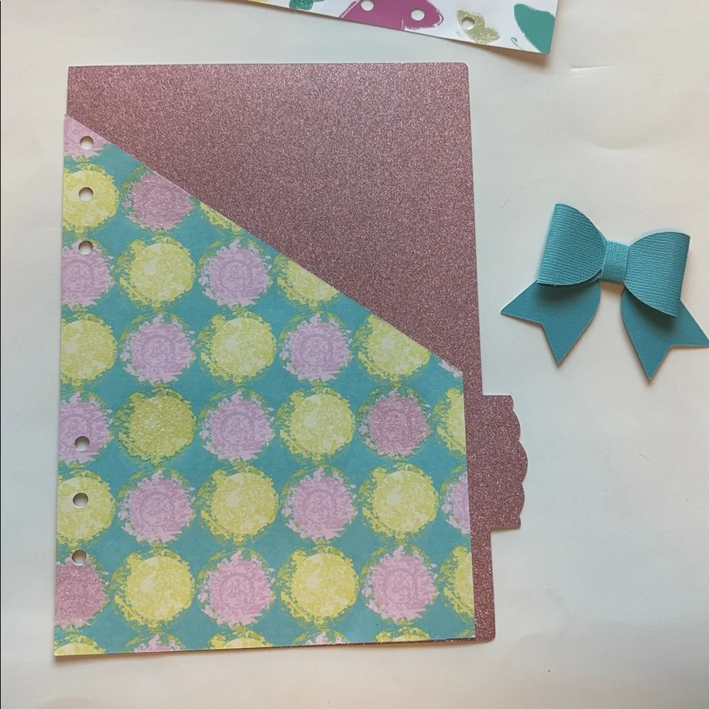28 Colorful Butterfly Hearts A5 Planner Monthly Dividers Set